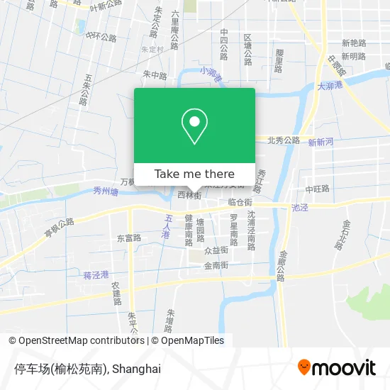 停车场(榆松苑南) map