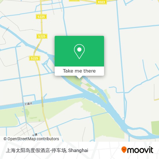 上海太阳岛度假酒店-停车场 map