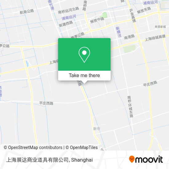 上海展达商业道具有限公司 map