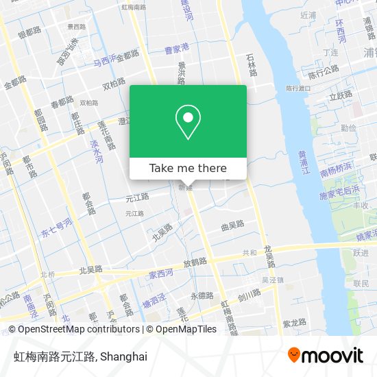 虹梅南路元江路 map