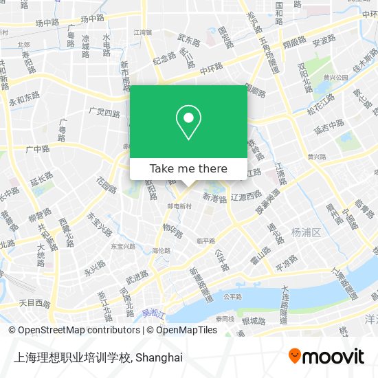上海理想职业培训学校 map