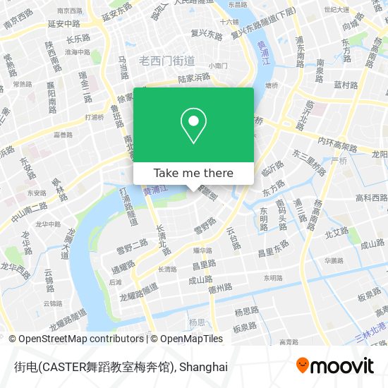 街电(CASTER舞蹈教室梅奔馆) map