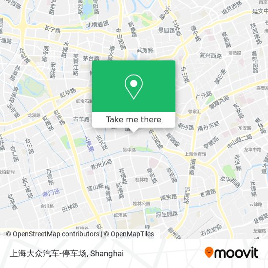 上海大众汽车-停车场 map