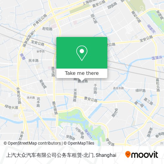 上汽大众汽车有限公司公务车租赁-北门 map