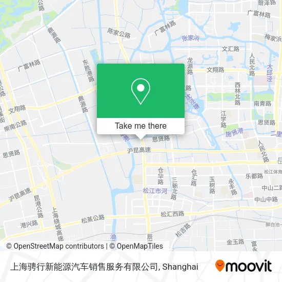 上海骋行新能源汽车销售服务有限公司 map