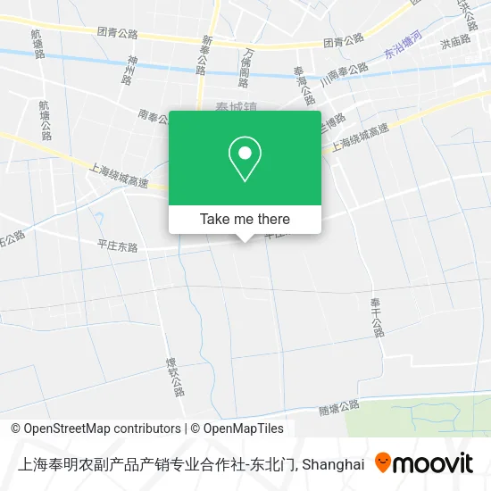 上海奉明农副产品产销专业合作社-东北门 map