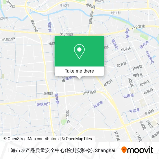 上海市农产品质量安全中心(检测实验楼) map