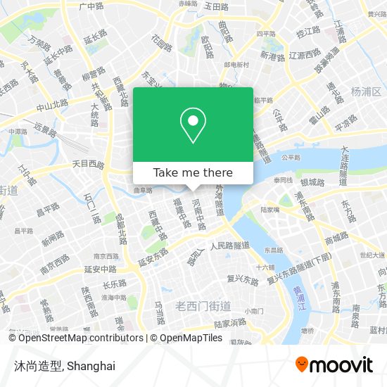 沐尚造型 map
