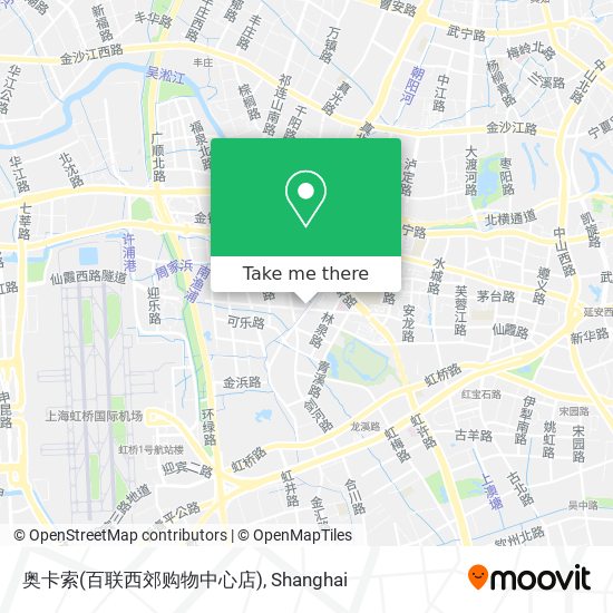 奥卡索(百联西郊购物中心店) map