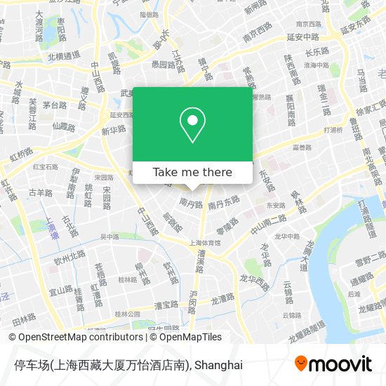 停车场(上海西藏大厦万怡酒店南) map