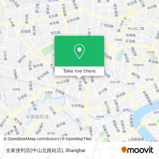 全家便利店(中山北路站店) map