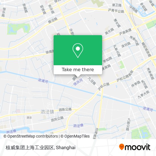 核威集团上海工业园区 map
