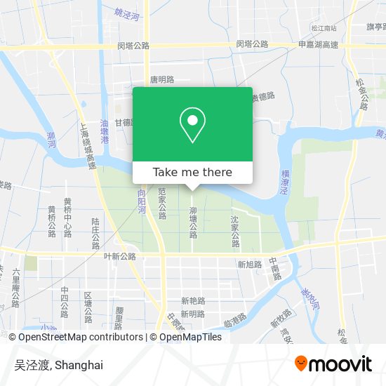 吴泾渡 map