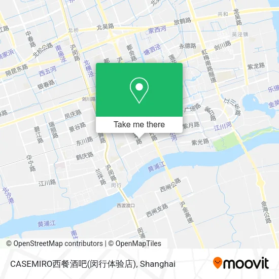 CASEMIRO西餐酒吧(闵行体验店) map
