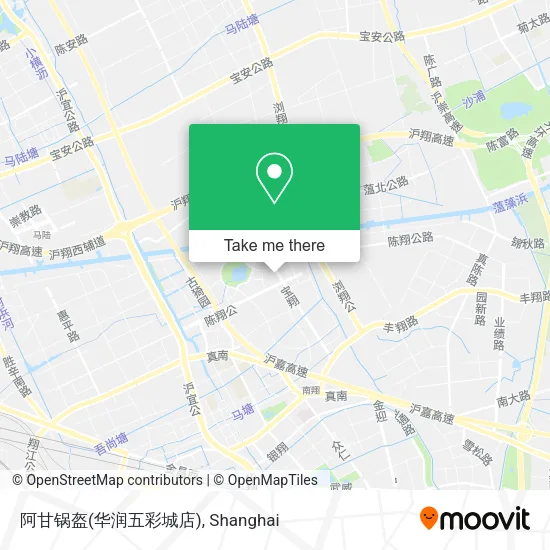 阿甘锅盔(华润五彩城店) map