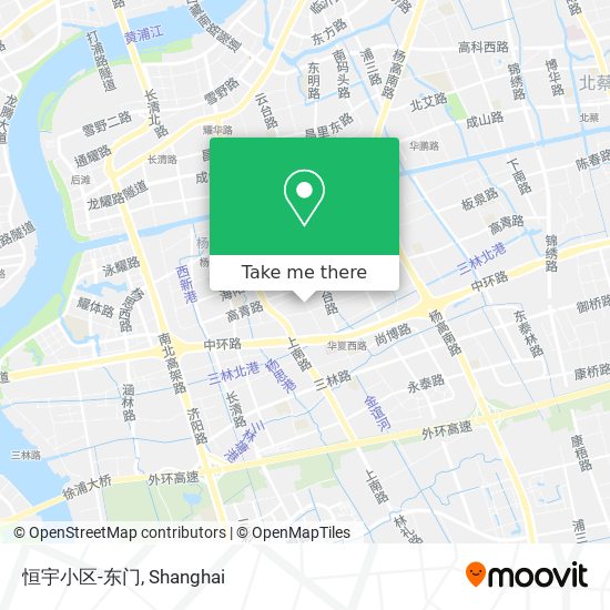 恒宇小区-东门 map