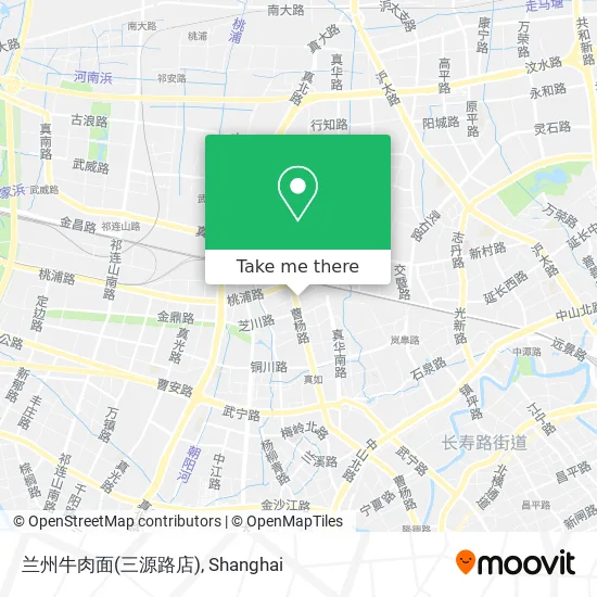 兰州牛肉面(三源路店) map