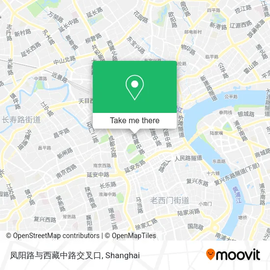凤阳路与西藏中路交叉口 map