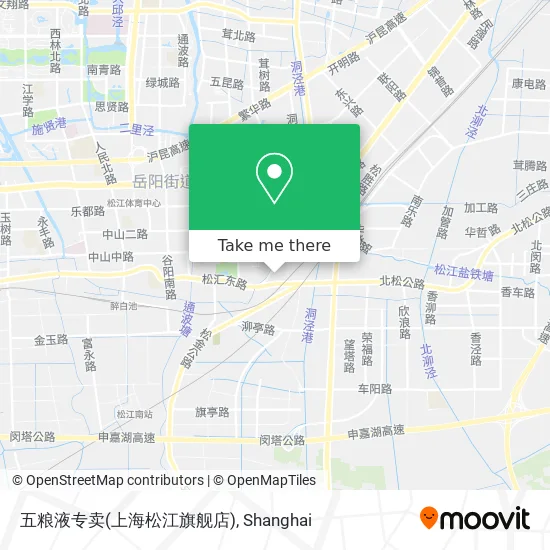 五粮液专卖(上海松江旗舰店) map
