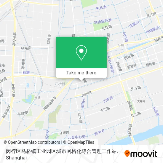 闵行区马桥镇工业园区城市网格化综合管理工作站 map