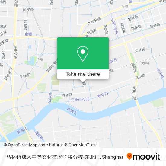 马桥镇成人中等文化技术学校分校-东北门 map
