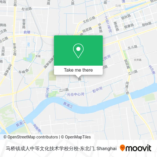 马桥镇成人中等文化技术学校分校-东北门 map