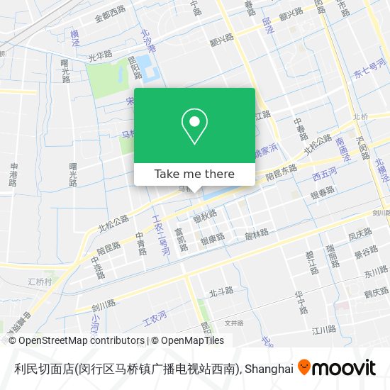 利民切面店(闵行区马桥镇广播电视站西南) map