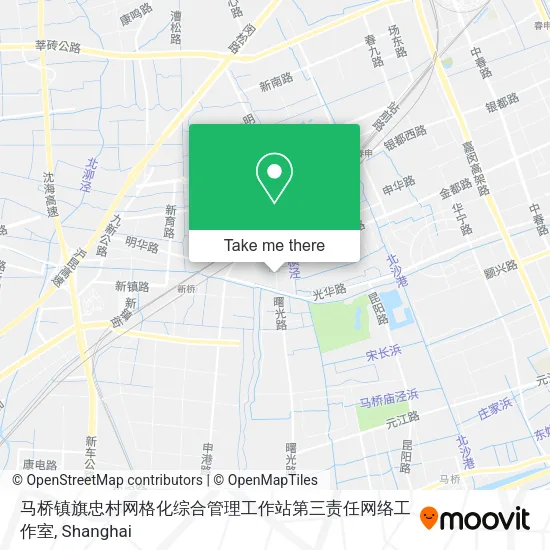 马桥镇旗忠村网格化综合管理工作站第三责任网络工作室 map