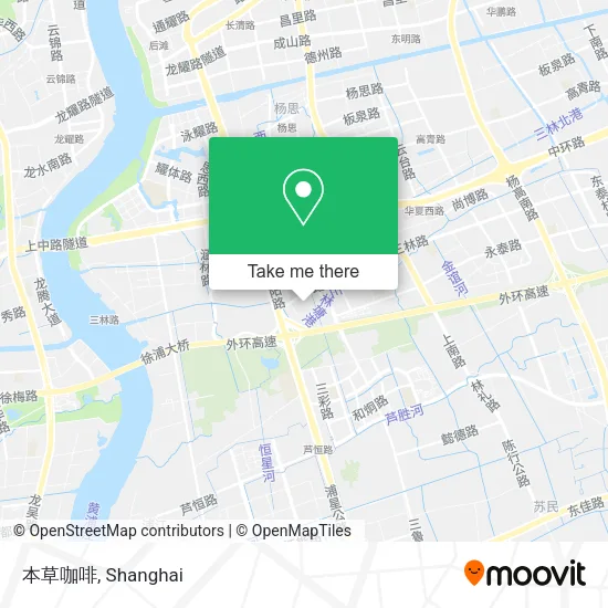 本草咖啡 map