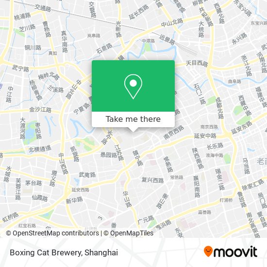 Boxing Cat Brewery map