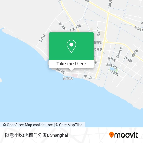 随意小吃(老西门分店) map