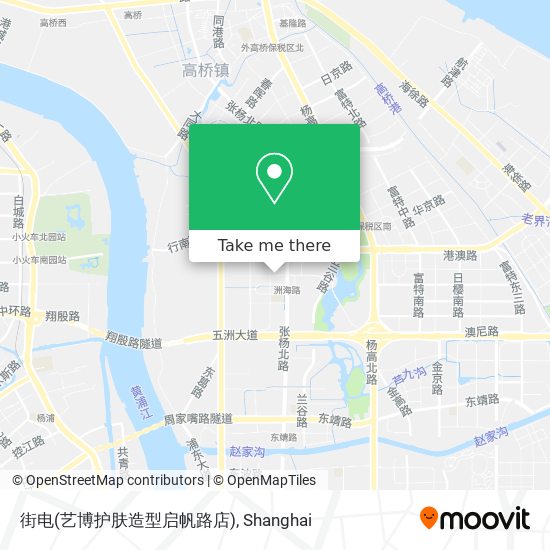 街电(艺博护肤造型启帆路店) map