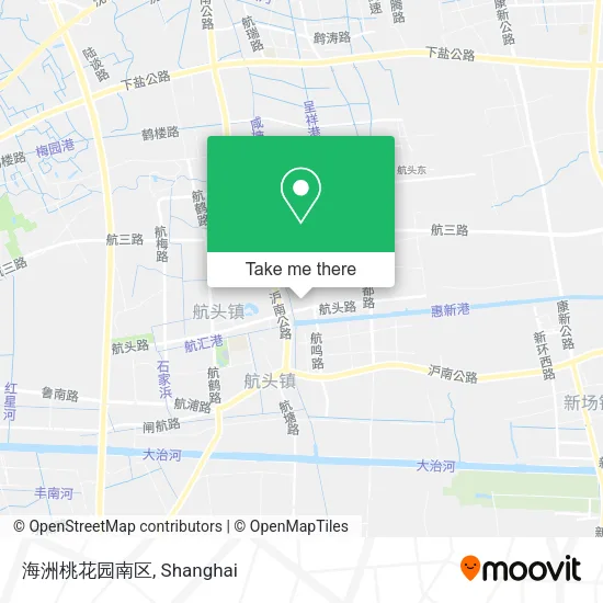 海洲桃花园南区 map