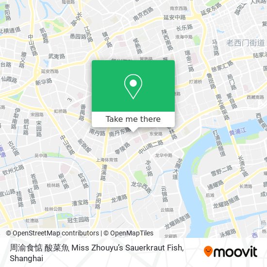 周渝食惦 酸菜魚 Miss Zhouyu’s Sauerkraut Fish map