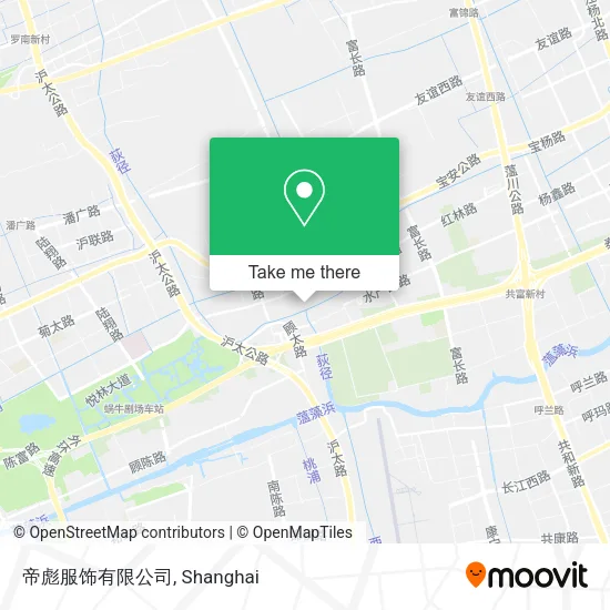 帝彪服饰有限公司 map