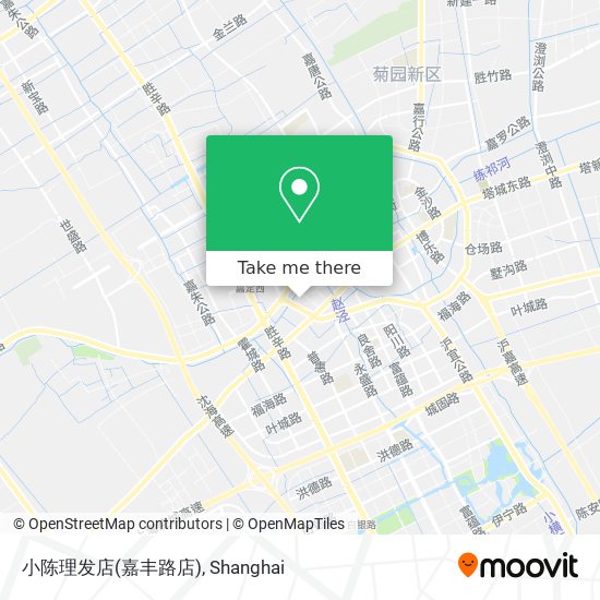 小陈理发店(嘉丰路店) map