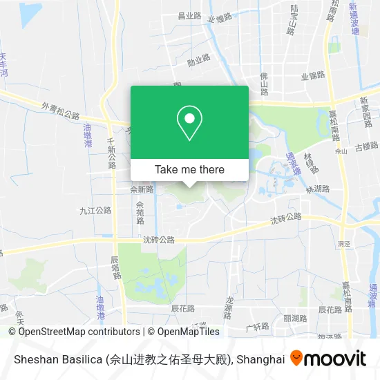 Sheshan Basilica (佘山进教之佑圣母大殿) map