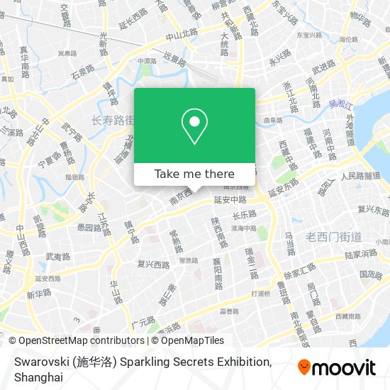 Swarovski (施华洛) Sparkling Secrets Exhibition map