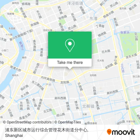 浦东新区城市运行综合管理花木街道分中心 map