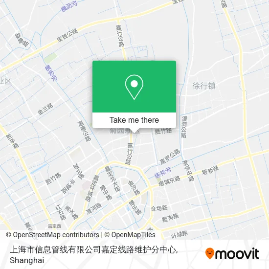 上海市信息管线有限公司嘉定线路维护分中心 map