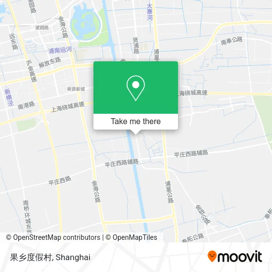 果乡度假村 map