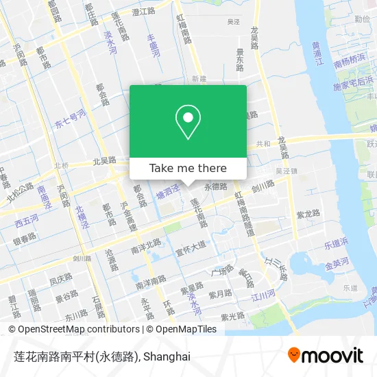 莲花南路南平村(永德路) map