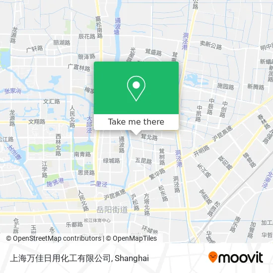 上海万佳日用化工有限公司 map