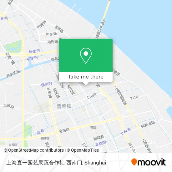 上海直一园艺果蔬合作社-西南门 map