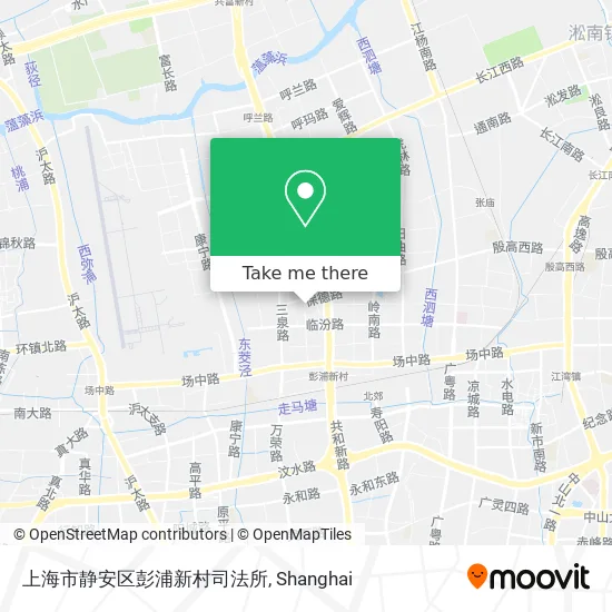 上海市静安区彭浦新村司法所 map