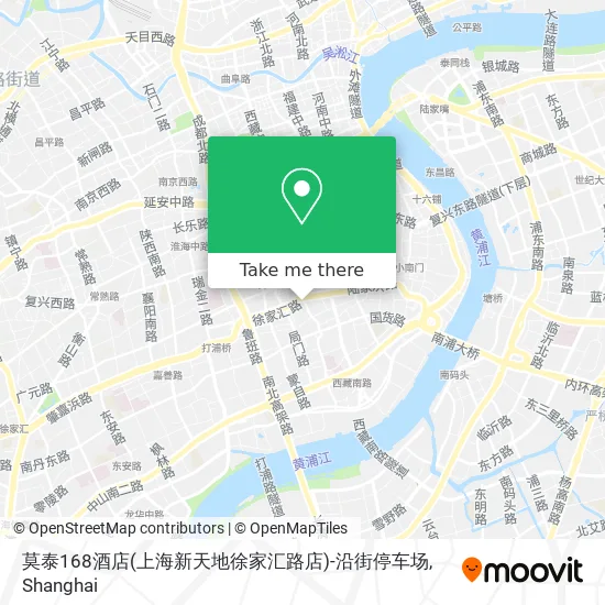 莫泰168酒店(上海新天地徐家汇路店)-沿街停车场 map