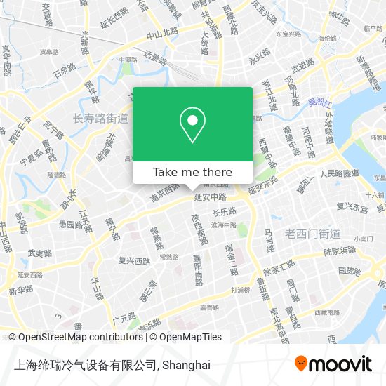 上海缔瑞冷气设备有限公司 map