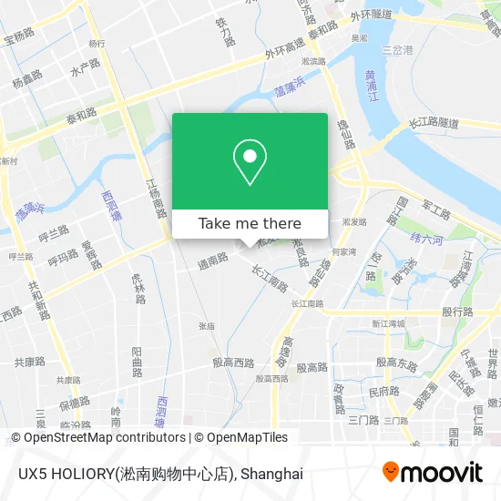 UX5 HOLIORY(淞南购物中心店) map