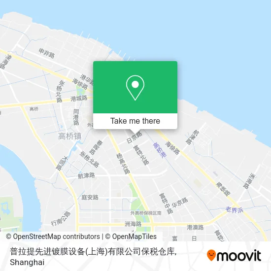 普拉提先进镀膜设备(上海)有限公司保税仓库 map