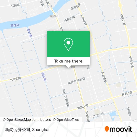 新岗劳务公司 map